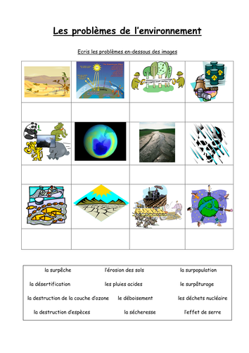 Environmental problems