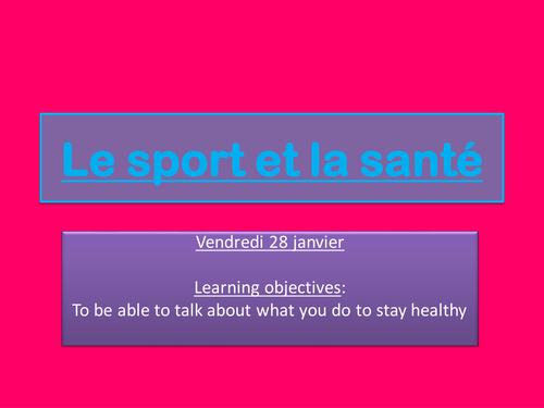 Le sport et la sante