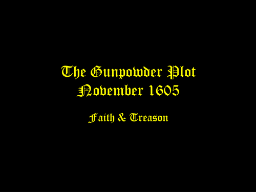 The Gunpowder Plot in images