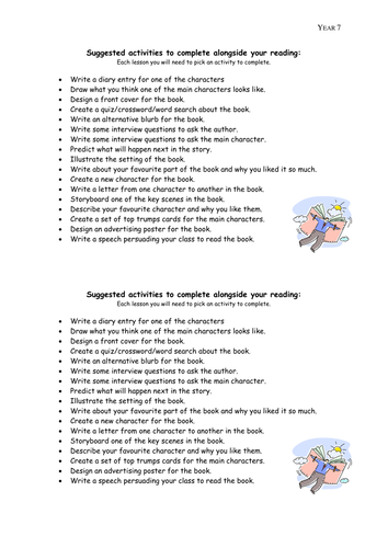 Year 7 English Booster SoW - Reading Unit