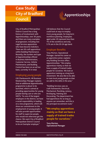 Case Study: City of Bradford Council