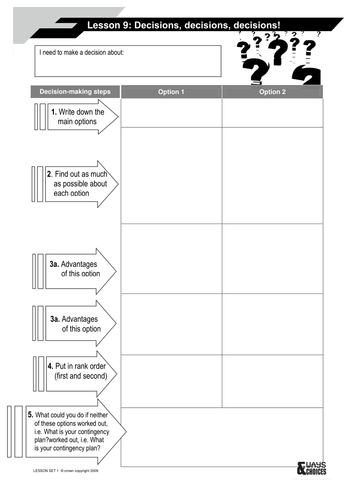 9.6 Decision Sheet