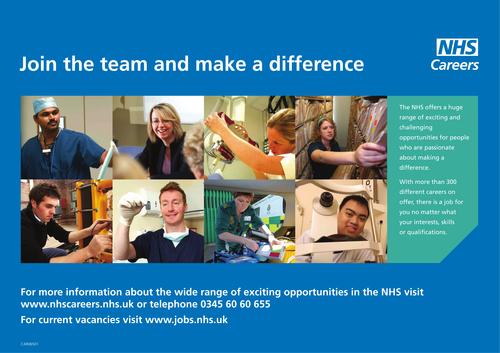 NHS Careers: Classroom Poster