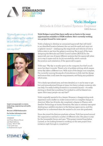 STEM Careers: Attitude & Orbit Control Systems