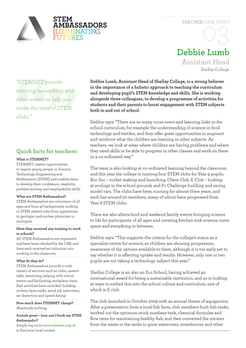 STEM Ambassadors: STEM Club