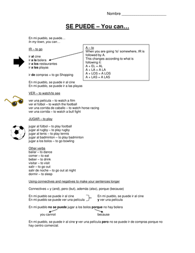 Se puede - You can