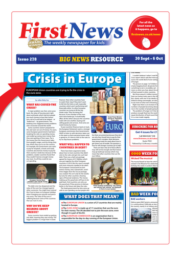 Big News resource: Crisis in the euro zone