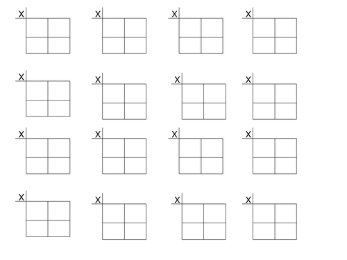 Long Multiplication Box Method Worksheet Teaching Resources