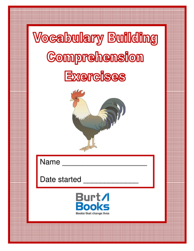 Vocabulary building comprehension exercises