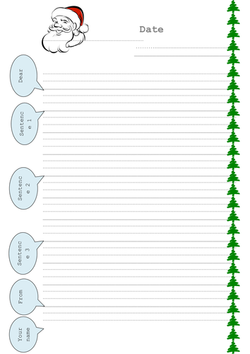 Dear Santa - Letter Framework