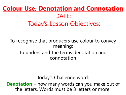 Presentational Devices Exam Preparation