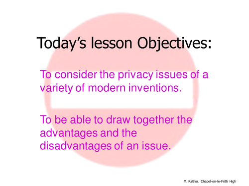 Nobody Has A Private Life lesson 9