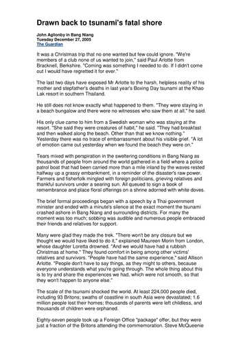 Ballads Full Scheme of Work Lesson 2