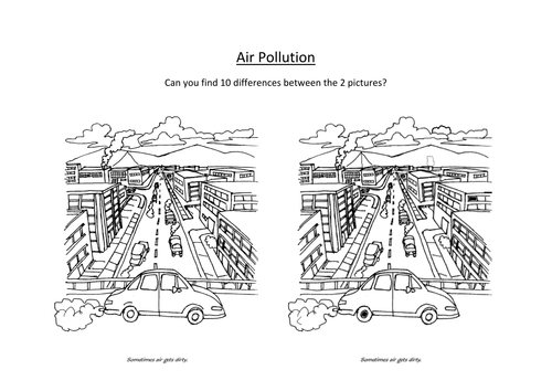 Pollution Spot the Difference