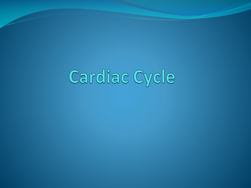 The Cardiac Cycle
