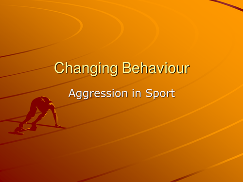 Changing Aggressive behaviour