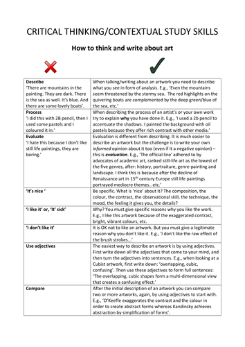 critical thinking skills activity 17