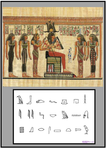 Ancient Egypt work sheets and activities