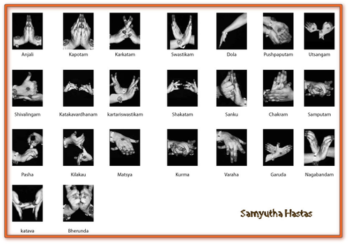 Indian Dancing hand gestures