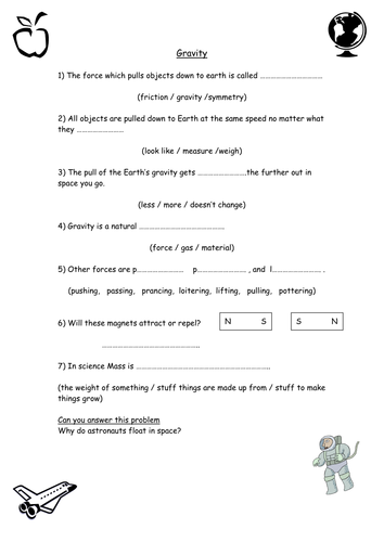 Gravity | Teaching Resources