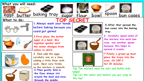 Simple instructions examples image