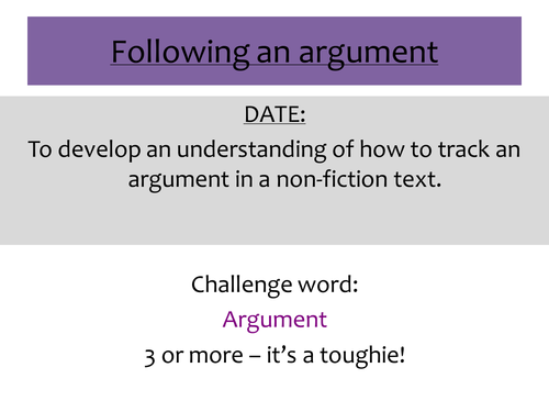 AQA New Specification Reading Questions