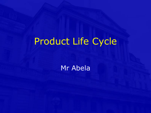 Product Life Cycle Lesson