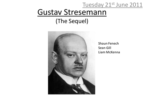 Gustav Stresemann