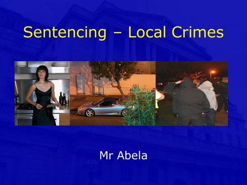 Sentencing Lesson