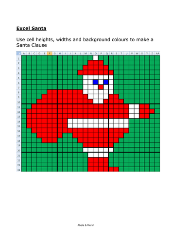Santa Claus Spreadsheet