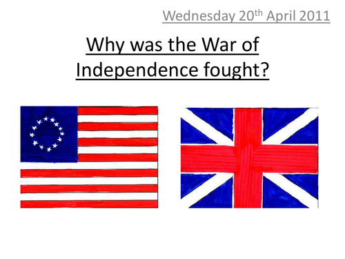 American History; War of Independence