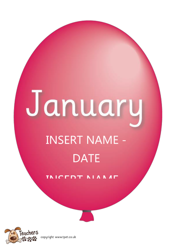 Birthday Balloon display