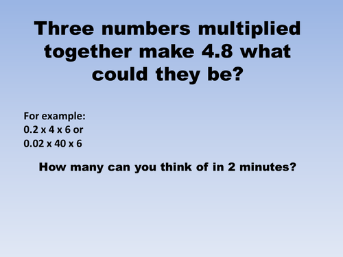 KS3 Maths Multiplying and Dividing by Decimals