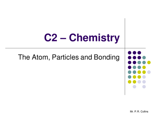 Chemistry C2 Revision (Part 1)