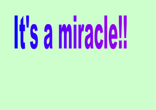 Defining miracles