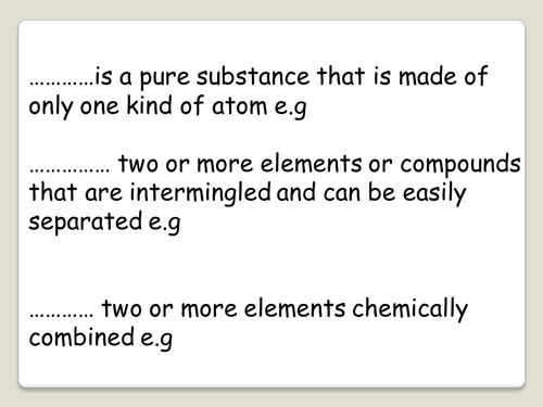 Arrangement of electrons