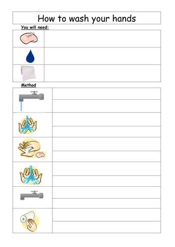 handwashing kindergarten worksheet Differentiated wash by hands your worksheets How to handwashing kindergarten worksheet Differentiated wash by hands your worksheets How to