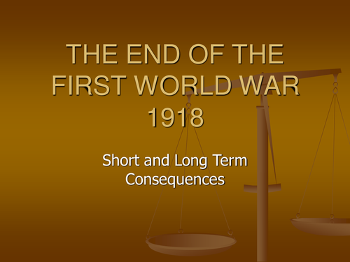 Aftermath of World War I