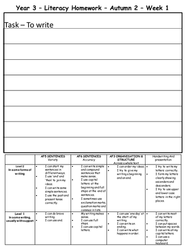 APP Writing Homework Template