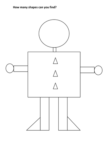 Shape body worksheet | Teaching Resources