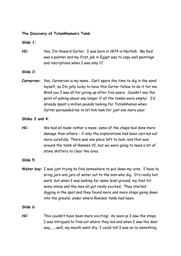 The Discovery of Tutankhamun's Tomb