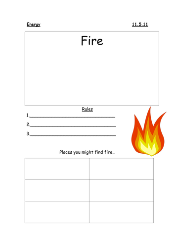 Fire | Teaching Resources