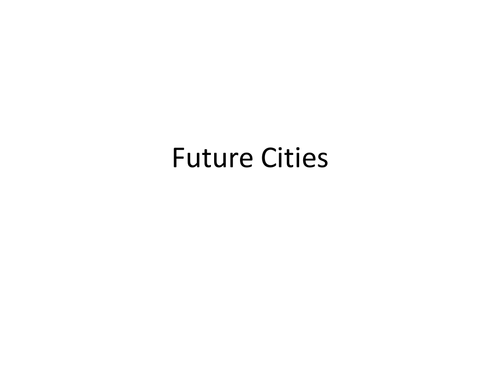 Future Cities