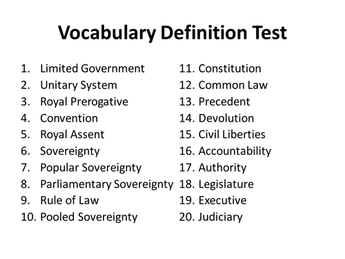 Constitutional Reform