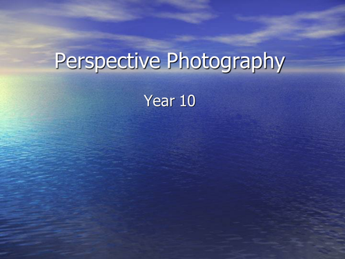 Perspective Photography