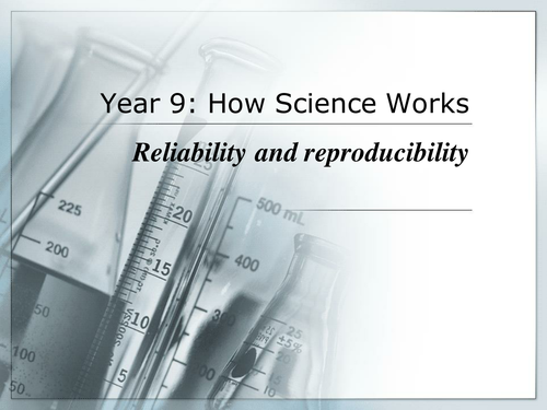 HSW: repeatable and reproducible results