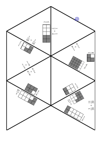 Tarsia jigsaw puzzle adding fractions, and iwb