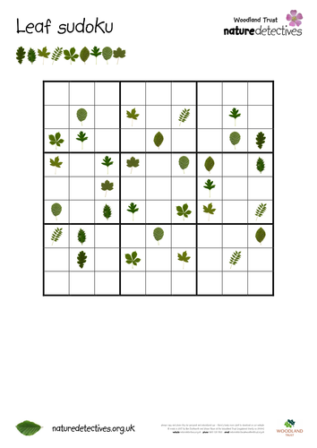 Ash - Leaf Sudoku