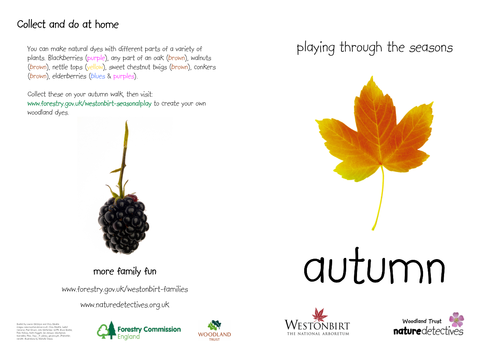 Play through the seasons - Booklet