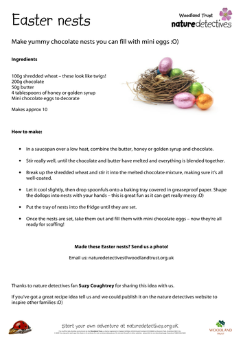 Recipes - Easter Nests